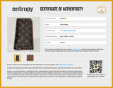Louis Vuitton Monogram Canvas Brazza Wallet Eb1026lcrde Entrupy Certificate
