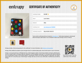 Louis Vuitton X Yayoi Kusama Monogram Pokodots Passport Holder Do0626pxzde Entrupy Certificate