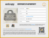 Christian Dior Grey Oblique Embroidery Mini Book Tote Bag Eb0426exzde Entrupy Certificate