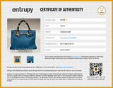 Hermes Kelly 35cm Cobalt Blue Clemence Palladium Shoulder Bag. Do0126lzxzxde Entrupy Certificate