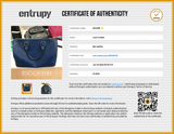 Louis Vuitton Toledo Blue Epi Leather Speedy Bag Sd1026wcrdu Entrupy Certificate