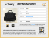 Gucci 339551 Gg Black Canvas Dome Satchel Shoulder Bag Do1225rxde Entrupy Certificate