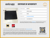 Christian Louboutin Black Grained Calf Leather Pouch Sd0526lorde Entrupy Certificate