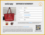 Mcm Large Reversible Tote Red Handbag With Pochette Aa0726lcrsa Entrupy Certificate