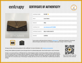 Louis Vuitton Sarah Wallet In Giant Monogram Reverse Coated Canvas Fw0726lwrdu Entrupy Certificate