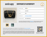 Louis Vuitton Quilted Lambskin Twist Mm Bag In Black Gm0226opzxmia Entrupy Certificate