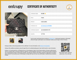Chanel Mini French Riviera Flap Bag In Black Diamond-quilted Caviar Leather Fw0726lrrxdu Entrupy Certificate