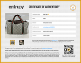 Gucci Medium Duffle With Web Beige / Tan Aa0626crzsa Entrupy Certificate