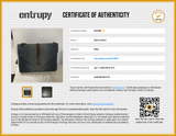 Ysl Saint Laurent Washed Denim Matelasse Chevron College Bag Sd0925ezxde Entrupy Certificate