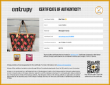 Louis Vuitton Monogram Ramages Neverfull Tote Bag Eb0726loxzsa Entrupy Certificate