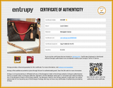 Louis Vuitton Monogram V Tote Mm In Monogram Canvas & Red Leather Fw0626loxzdu Entrupy Certificate
