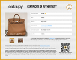 Hermes Birkin Hac 40 Gold Brown Togo Palladium Hardware Duffle Bag Do1025lpzxzde Entrupy Certificate