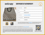Gucci Plus Joy Vertical Tote In Beige & Brown Gg Monogram Canvas Fw1225ooxdu Entrupy Certificate
