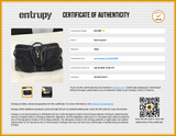Yves Saint Laurent Ysl Cabas Chyc Black Braided Vinyl Duffle Bag Do0426pxzde Entrupy Certificate