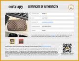 Louis Vuitton Damier Ebene Favorite Handbag Sd0826rzxdu Entrupy Certificate