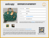 Louis Vuitton P9 Bandolier 40 Green Handbag Aa0126ezxzsa Entrupy Certificate