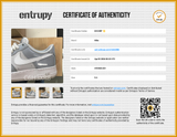 Nike Air Force 1 '07 Lv Wolf Grey Patent Hv9405-001 Sneakers Size 9.5 Sd0726ordu Entrupy Certificate