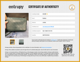 Burberry Hamsphire Perforated Green Leather Crossbody Eb1225orxdu Entrupy Certificate