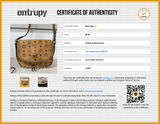 Mcm Visetos Saddle Bag Brown Aa0826lrzsa Entrupy Certificate