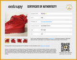 Nike Air Force 1 Foamposite Red High Top Sneakers Sz 10.5 Bv1172-600 Eb0126lxzsa Entrupy Certificate
