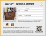 Louis Vuitton Monogram Empirente Cognac Leather Neverfull Tote Bag Eb0526lcopde Entrupy Certificate