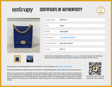 Chanel North South Boy Flap Bag Blue Handbag Aa0326lzxzsa Entrupy Certificate