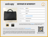 Yves Saint Laurent Black Leather Duffle Breifcase Eb0526ixzde Entrupy Certificate