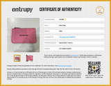Balenciaga Powder Pink Grained Leather Flat Zipper Pouch Card Holder Do0426 Entrupy Certificate