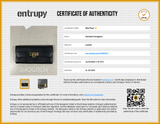 Salvatore Ferragamo Gancini Leather Wallet Black Aa0826lzxsa Entrupy Certificate