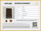 Louis Vuitton Brazza Long Wallet Brown Monogram Aa0726lrzsa Entrupy Certificate