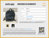 Louis Vuitton Discovery Monogram Pastel Noir Canvas Blue Backpack Aa0526lzxzsa Entrupy Certificate