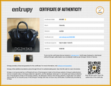 Givenchy Antigona Black Leather Handbag Sd0526wrzdu Entrupy Certificate