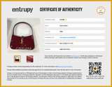 Yves Saint Laurent Le 5 A 7 Mini Burgundy Patent Leather Bag Eb0426irxde Entrupy Certificate