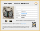Gucci Mini 1961 Jackie Gg Supreme Canvas Hobo Crossbody Eb0326rrxde Entrupy Certificate