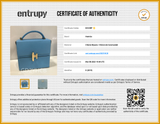 Hermes Cinhetic Bleu Du Nord Blue Chevre Mysore Gold Shoulder Bag Do0226wrxzde Entrupy Certificate