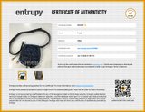 Prada Corsaire Denim Messenger Bag With Back Floral Embroidery Eb0626rxzde Entrupy Certificate