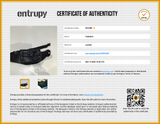 Valentino Garavani Black Leather Supervee Belt Bag Eb0326rxzde Entrupy Certificate
