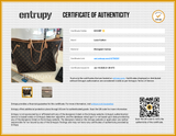 Louis Vuitton Neverfull Gm Bag & Pochette In Monogram Coated Canvas Fw0726crzdu Entrupy Certificate