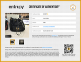 Louis Vuitton Black Leather Lockme Bucket Bag Eb1225rxzdu Entrupy Certificate