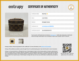 Louis Vuitton Monogram Nice Nano Cosmetic Case Eb0826exzde Entrupy Certificate