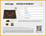 Louis Vuitton Monogram Solar Ray A4 Pouch Sd1225ezxde Entrupy Certificate