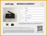 Louis Vuitton New Wave Long Wallet Sd0626opzdu Entrupy Certificate
