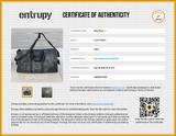 Louis Vuitton Damoflage Keepall Bandouliere 50 M14957 Black Aa0426orxzsa Entrupy Certificate