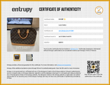 Louis Vuitton Monogram Alma Top Handle Bag Eb0726cordu Entrupy Certificate