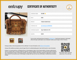 Mcm Visetos Cognac Small Boston Bag Eb0925oxzdu Entrupy Certificate