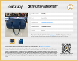 Louis Vuitton Blue Epi Soufflot Barrel Bag Sd0826ocrdu Entrupy Certificate