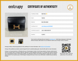 Hermes Constance Compact Black Box Calf Ghw Wallet Aa0126wxzxsa Entrupy Certificate