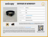 Gucci 573325 Black Belt / Buckle Size 34 Aa0826lzxsa Entrupy Certificate