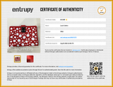 Louis Vuitton X Kusama Infinity Dots Red Epi Leather Notebook Cover Eb0926rxzde Entrupy Certificate
