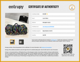 Louis Vuitton Keepall Bandouliere 50 Monogram Foliage Duffle Bag Do0326pxzxde Entrupy Certificate